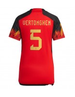 Belgia Jan Vertonghen #5 Kotipaita Naisten MM-kisat 2022 Lyhythihainen